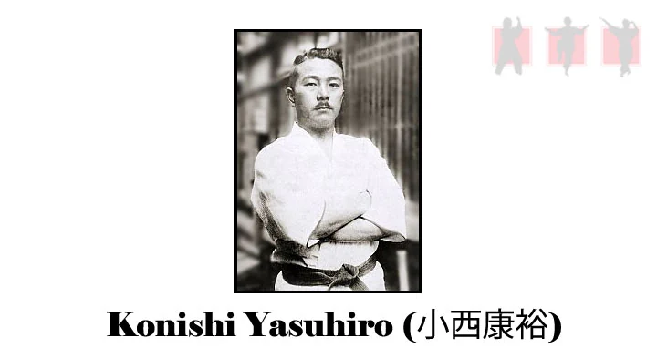 obrázok - portrait karate master Konishi Yasuhiro spolutvorca kata Seiryu / Aoyagi