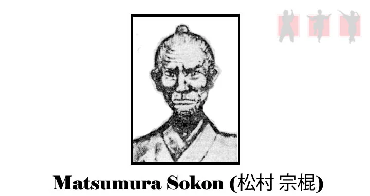 obrázok - portrait karate master Sokon Matsumura cvičil kata Useishi