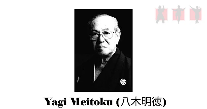 obrázok - portrait karate master Yagi Meitoku autor kata Byakko