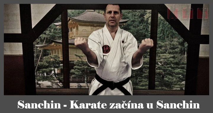 obrázok- karate kata Sanchin