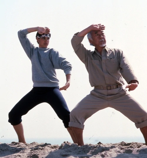 obrázok z filmu Karate Kid